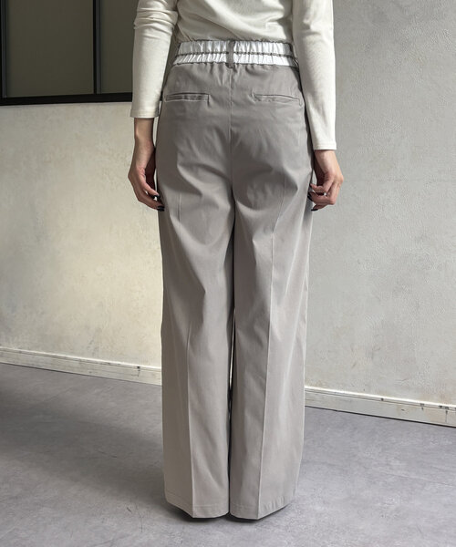 Thevon（ゼボン）の「マーベルトチノスラックス（その他パンツ・レディース・ブラック/ベージュ/グレー・S/M）」の21枚目の写真