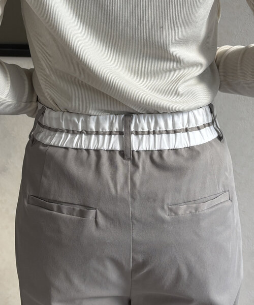 Thevon（ゼボン）の「マーベルトチノスラックス（その他パンツ・レディース・ブラック/ベージュ/グレー・S/M）」の22枚目の写真