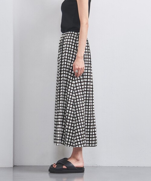 UNITED ARROWS（ユナイテッドアローズ）の「リネン チェック フレア