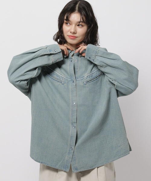 ニコアンド デニムシャツ 楽天市場】【SALE／30%OFF】[niko and JEANS 2024AW]襟
