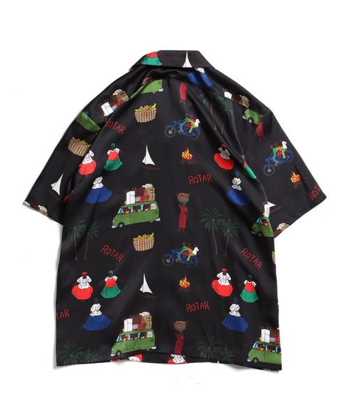 ROTAR(ローター)の「Latin America Textile Aloha Shirt(シャツ/ブラウス・メンズ・ブラック/ライトブルー/マスタード・MEDIUM/LARGE/X-LARGE)」の7枚目の写真