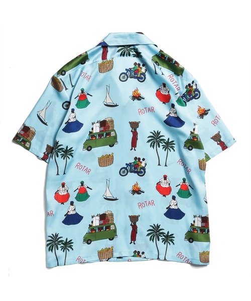 ROTAR(ローター)の「Latin America Textile Aloha Shirt(シャツ/ブラウス・メンズ・ブラック/ライトブルー/マスタード・MEDIUM/LARGE/X-LARGE)」の8枚目の写真