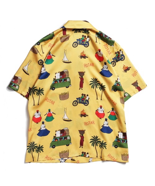ROTAR(ローター)の「Latin America Textile Aloha Shirt(シャツ/ブラウス・メンズ・ブラック/ライトブルー/マスタード・MEDIUM/LARGE/X-LARGE)」の10枚目の写真