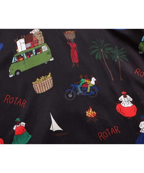 ROTAR(ローター)の「Latin America Textile Aloha Shirt(シャツ/ブラウス・メンズ・ブラック/ライトブルー/マスタード・MEDIUM/LARGE/X-LARGE)」の14枚目の写真