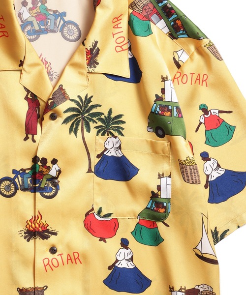 ROTAR(ローター)の「Latin America Textile Aloha Shirt(シャツ/ブラウス・メンズ・ブラック/ライトブルー/マスタード・MEDIUM/LARGE/X-LARGE)」の11枚目の写真