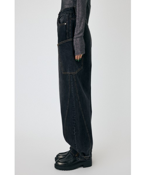 NARROWED HEM COCOON STRAIGHT（デニムパンツ）｜MOUSSY（マウジー）の