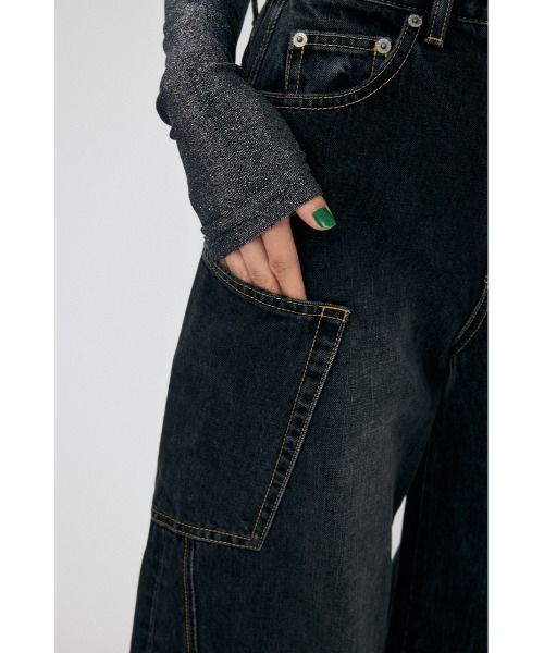 NARROWED HEM COCOON STRAIGHT（デニムパンツ）｜MOUSSY（マウジー）の