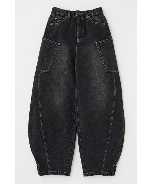 NARROWED HEM COCOON STRAIGHT（デニムパンツ）｜MOUSSY（マウジー）の