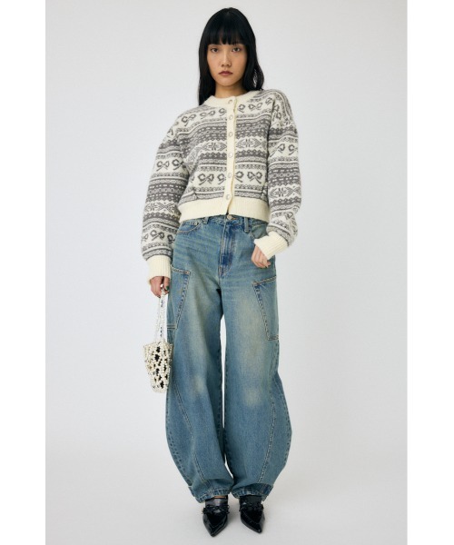 NARROWED HEM COCOON STRAIGHT（デニムパンツ）｜MOUSSY（マウジー）の