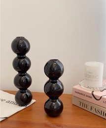 VIBGYOR（ヴィブジョー）の「【 somni / ソニ 】バブル型 3球 ガラスフラワーベース　花瓶（フラワーベース）」