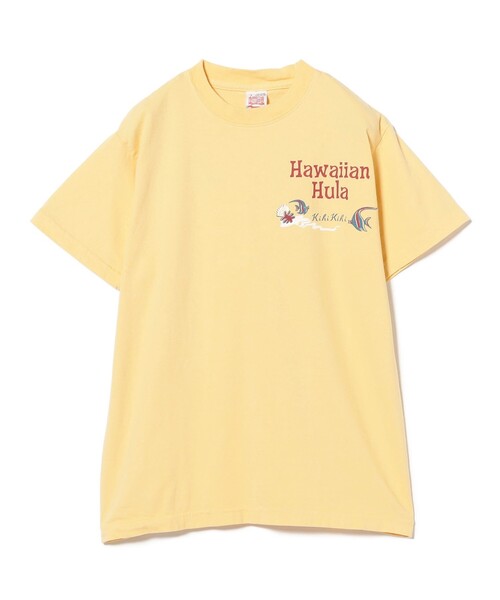 SUN SURF(サンサーフ)の「SUN SURF / HAWAIIAN HULA Tシャツ(Tシャツ/カットソー・レディース・ホワイト/イエロー・SMALL)」の2枚目の写真