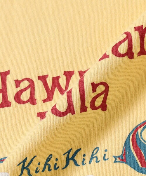 SUN SURF(サンサーフ)の「SUN SURF / HAWAIIAN HULA Tシャツ(Tシャツ/カットソー・レディース・ホワイト/イエロー・SMALL)」の10枚目の写真