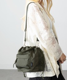 【MAGASIN DE MODE Onjna】コード編み巾着ショルダーバッグ SNBD ※