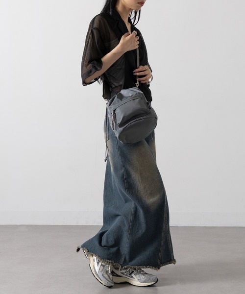 MAGASIN DE MODE Onjna（マガジンデモードオンジェナ ）の「【MAGASIN DE MODE Onjna】コード編み巾着ショルダーバッグ SNBD ※（ショルダーバッグ・レディース・ブラック/ベージュ/アイボリー/カーキ/ストーン・FREE）」の10枚目の写真
