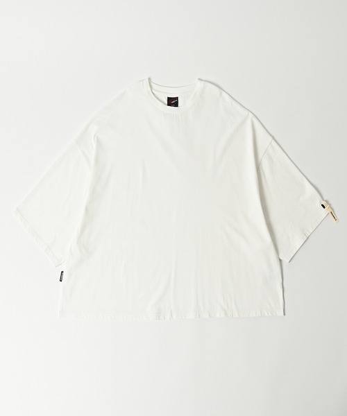 ADAM PATEK(アダムパテック)の「【ADAMPATEK/アダムパテック】widebox short sleeve T/ワイドボックス無地T(Tシャツ/カットソー・メンズ・ブラック/ホワイト・1/2)」の2枚目の写真