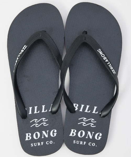 BILLABONG(ビラボン)の「BILLABONG メンズ ONE TIME THONGS ビーチサンダル 【2025年春夏モデル】/ビラボンロゴビーチサンダル(サンダル・メンズ・ブラック系その他/ホワイト・28cm/27cm/26cm)」の2枚目の写真