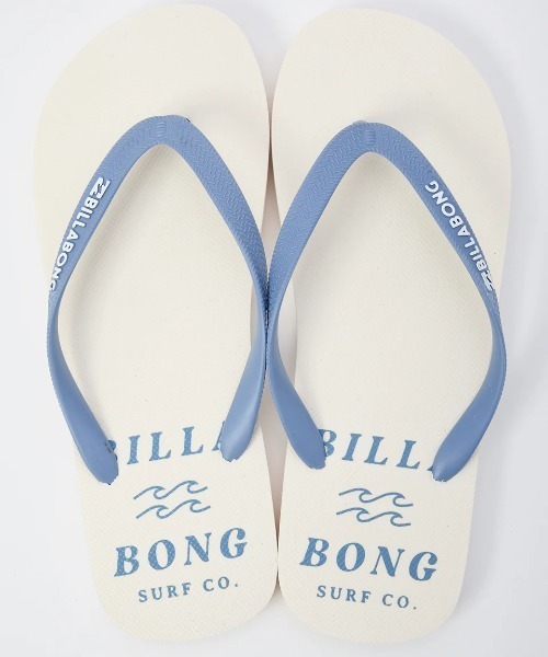 BILLABONG(ビラボン)の「BILLABONG メンズ ONE TIME THONGS ビーチサンダル 【2025年春夏モデル】/ビラボンロゴビーチサンダル(サンダル・メンズ・ブラック系その他/ホワイト・28cm/27cm/26cm)」の1枚目の写真