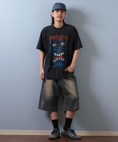 SANTA CRUZ（サンタクルーズ）の「【ムラサキスポーツ限定】SANTACRUZ/サンタクルーズ 半袖Tシャツ フロントプリント 502253411（Tシャツ/カットソー・メンズ・ブラック系その他6/ブラック系その他4/ブラック系その他5/ブラック系その他/ブラック系その他3/ブラック系その他2・M/L/XL）」の18枚目の写真