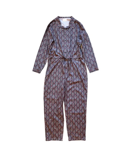 Under the Skin（アンダーザスキン）の「Under the Skin アンダーザスキン/ チェーンロゴパターン ジャンプスーツ セットアップ対応 // UTS-01303（つなぎ/オールインワン・メンズ・ブラック/ピンク/グリーン系その他・MEDIUM/LARGE）」の4枚目の写真