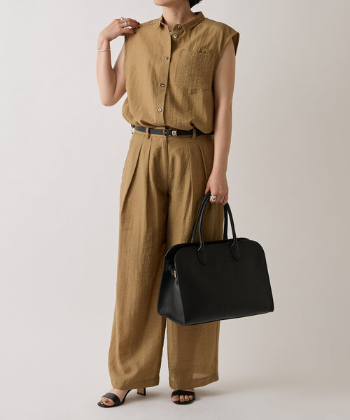 LIVETART（リヴェタート）の「《LIVETART》レザーサイドベルトバッグ（トートバッグ・レディース・ブラック・FREE）」の3枚目の写真