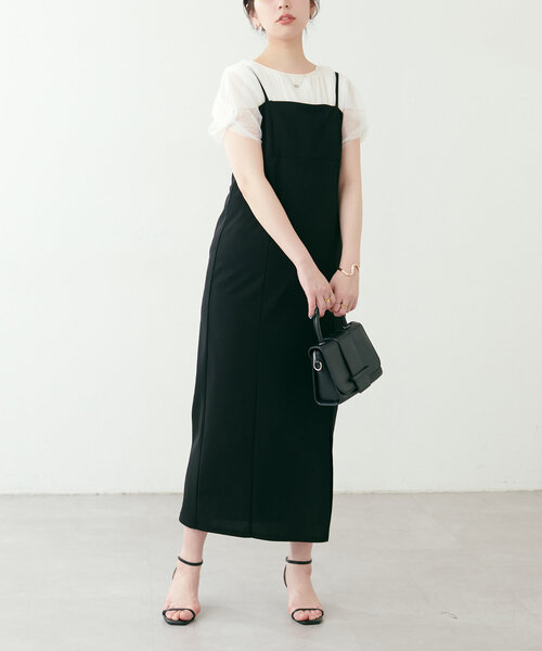 natural couture（ナチュラルクチュール）の「osonoチュールレースチュニック（シャツ/ブラウス・レディース・モカ/ブラック/ブラウン/グレー/オフホワイト・FREE）」の13枚目の写真