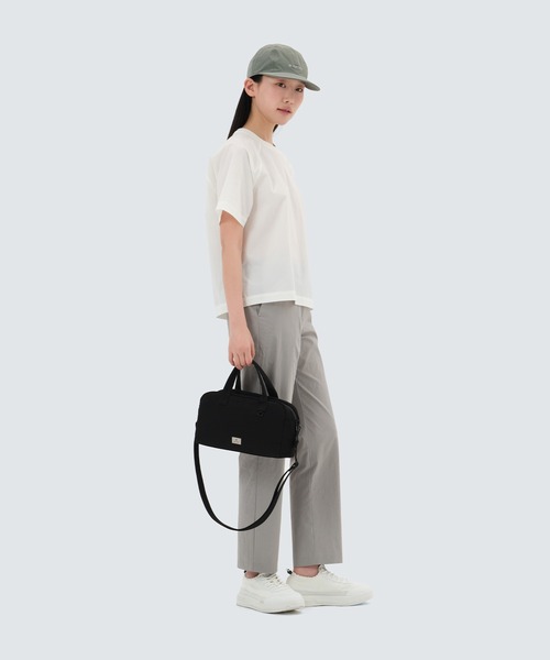 Snow Peak(スノーピーク)の「Root Women's Pocket Short Sleeve T(Tシャツ/カットソー・レディース・ブラック/ベージュ/ネイビー/オフホワイト・S/M/L)」の6枚目の写真