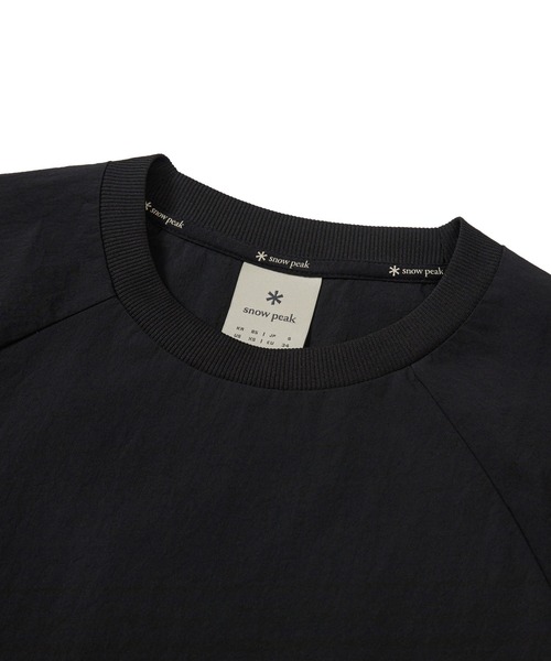 Snow Peak(スノーピーク)の「Root Women's Pocket Short Sleeve T(Tシャツ/カットソー・レディース・ブラック/ベージュ/ネイビー/オフホワイト・S/M/L)」の17枚目の写真
