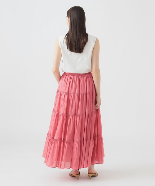 B:MING by BEAMS(ビーミングバイビームス)の「インド ティアード スカート(S~M)(スカート・レディース・オフホワイト/ピンク/ブラック系その他・SMALL/MEDIUM)」の15枚目の写真