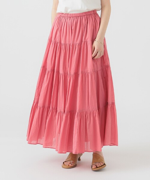 B:MING by BEAMS(ビーミングバイビームス)の「インド ティアード スカート(S~M)(スカート・レディース・オフホワイト/ピンク/ブラック系その他・SMALL/MEDIUM)」の18枚目の写真