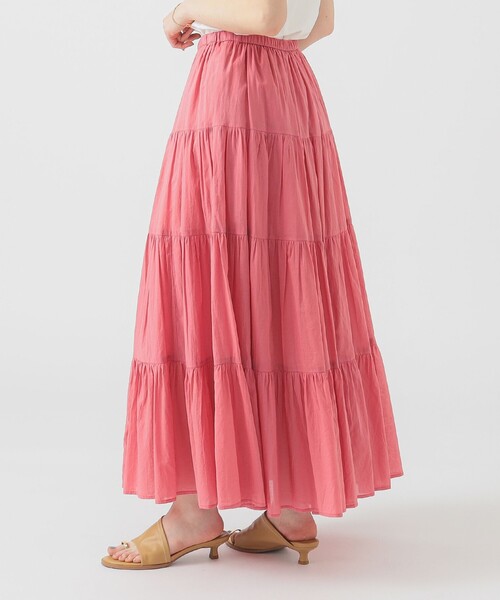 B:MING by BEAMS(ビーミングバイビームス)の「インド ティアード スカート(S~M)(スカート・レディース・オフホワイト/ピンク/ブラック系その他・SMALL/MEDIUM)」の12枚目の写真