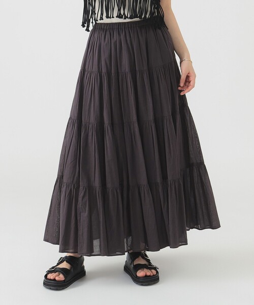 B:MING by BEAMS(ビーミングバイビームス)の「インド ティアード スカート(S~M)(スカート・レディース・オフホワイト/ピンク/ブラック系その他・SMALL/MEDIUM)」の11枚目の写真