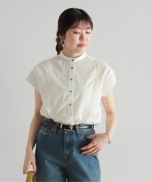 シフォン刺繍レイヤード ドレスシャツ（シャツ/ブラウス