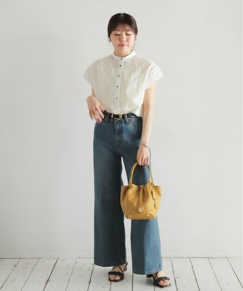 シフォン様　オーダー 予約】シフォン刺繍レイヤード ドレスシャツ | NOMBRE IMPAIR