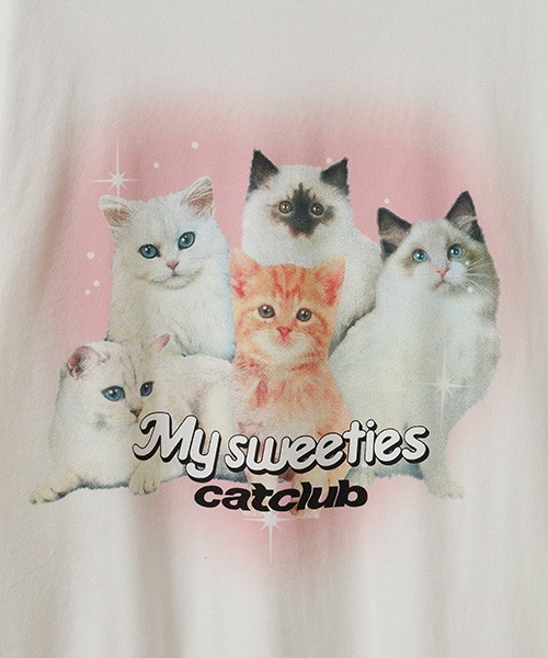 Candy Stripper(キャンディストリッパー)の「MY SWEETIES BIG Tシャツ(Tシャツ/カットソー・レディース・ブラック/オフホワイト/ピンク/ブルー・FREE)」の9枚目の写真