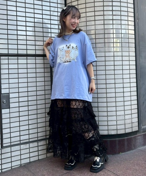 Candy Stripper(キャンディストリッパー)の「MY SWEETIES BIG Tシャツ(Tシャツ/カットソー・レディース・ブラック/オフホワイト/ピンク/ブルー・FREE)」の20枚目の写真