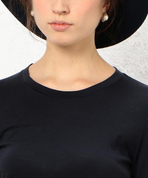 green label relaxing(グリーンレーベルリラクシング)の「KC MERINO OPTIMO Uネック LS プルオーバー カットソー◆(Tシャツ/カットソー・レディース・ホワイト/ネイビー/ブラウン・フリー)」の10枚目の写真