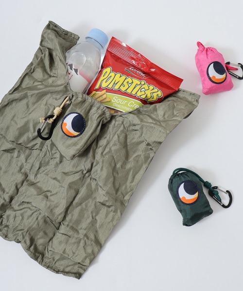 FUNALIVE(ファンアライブ)の「チケットトゥザムーン エココンビニバッグ(エコバッグ/サブバッグ・メンズ・ターコイズブルー/ブラック/ピンク/ダークグリーン/カーキ・ONE SIZE)」の3枚目の写真