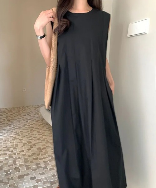 MARK AND LONA ノースリーブ ワンピース ブラック MARK AND LONA ノースリーブ ワンピース ブラック 楽天市場