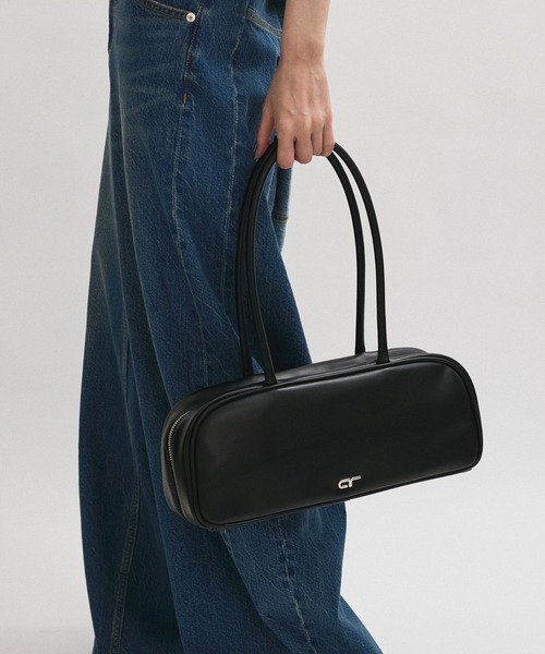 ADAM ET ROPE'（アダムエロペ）の「ロングハンドルロゴボストンバッグ（ボストンバッグ・レディース・ブラック/ホワイト系その他5・FREE）」の8枚目の写真