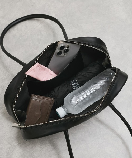 ADAM ET ROPE'（アダムエロペ）の「ロングハンドルロゴボストンバッグ（ボストンバッグ・レディース・ブラック/ホワイト系その他5・FREE）」の9枚目の写真