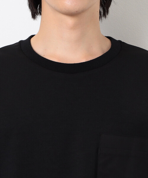 COMME CA ISM（コムサイズム）の「スポーティージャージ コンビデザイン Ｔシャツ（Tシャツ/カットソー・メンズ・ブラック/チャコール・M/L）」の12枚目の写真
