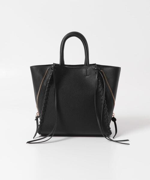 URBAN RESEARCH ROSSO WOMEN(アーバンリサーチ ロッソ)の「サイドジップミニトート(ショルダーバッグ・レディース・グレー系その他/ホワイト/ブラック・-)」の7枚目の写真