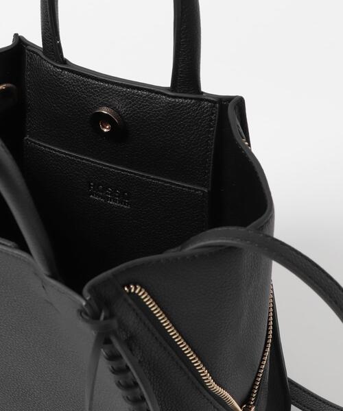 URBAN RESEARCH ROSSO WOMEN(アーバンリサーチ ロッソ)の「サイドジップミニトート(ショルダーバッグ・レディース・グレー系その他/ホワイト/ブラック・-)」の8枚目の写真