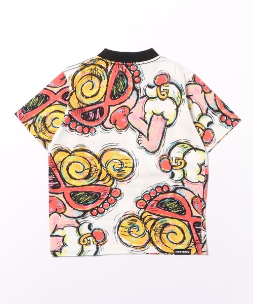 HYSTERIC MINI(ヒステリックミニ)の「Hystericmini LOVELY MINI Viscotex 半袖Tシャツ(Tシャツ/カットソー・キッズ・ホワイト・120/110/100)」の2枚目の写真