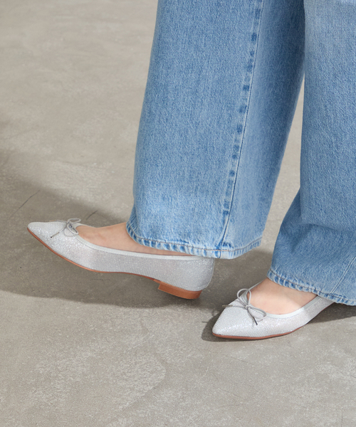 LE TALON ポインテッドギャザーネットバレエ LE TALON｜ポインテッドギャザーネットバレエ | Rakuten Fashion