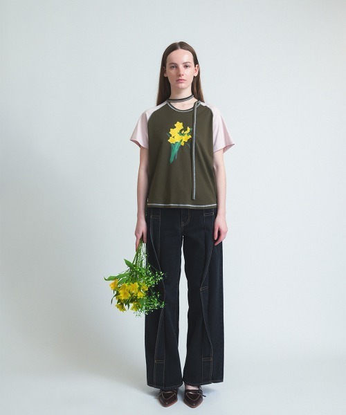 flower bouquet t-shirt（Tシャツ/カットソー）｜soduk