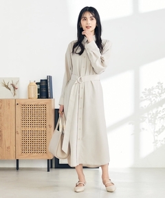 AKIRANAKA/アキラナカ】Ana asymmetry dress O.WHT（ワンピース