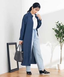 MONCLER ネイビー 半袖ワンピース ウエストベルト付き　6歳　116cm ベスト重ね着風ドッキングワンピース(80~130cm)(80cm ネイビー系
