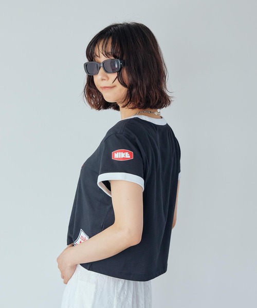 NIKE(ナイキ)の「ナイキ スポーツウェア クラブ ウィメンズ ショートスリーブ Tシャツ / Nike Sportswear Club Women's Short-Sleeve T-Shirt HQ1708-010 Black(Tシャツ/カットソー・レディース・ブラック・XL/L/M/S/XS)」の3枚目の写真