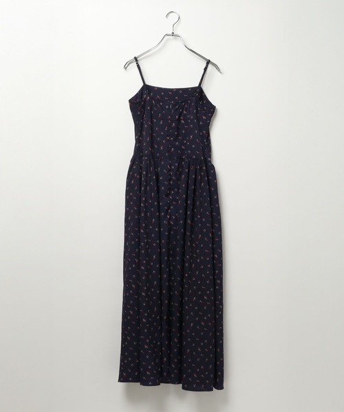 3.3 Field Trip （3.3フィールドトリップ）の「3.3 Field Trip／フラワープリントキャミワンピース（ワンピース・レディース・ホワイト/ネイビー・FREE）」の8枚目の写真